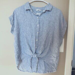 Weatherproof Vintage: Blue striped shirt